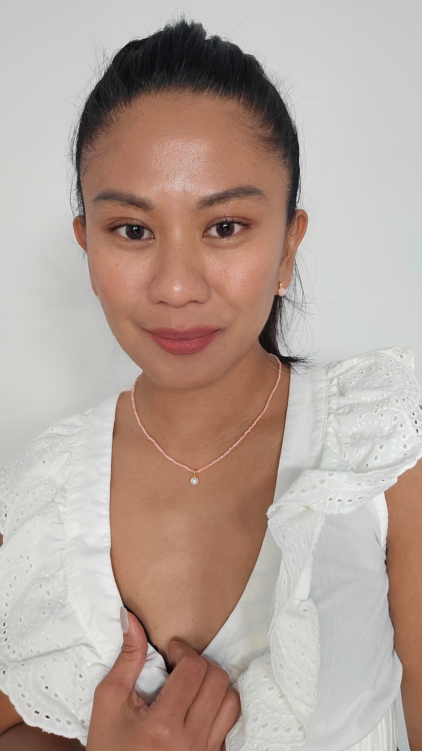 Coral Gemstone Necklace