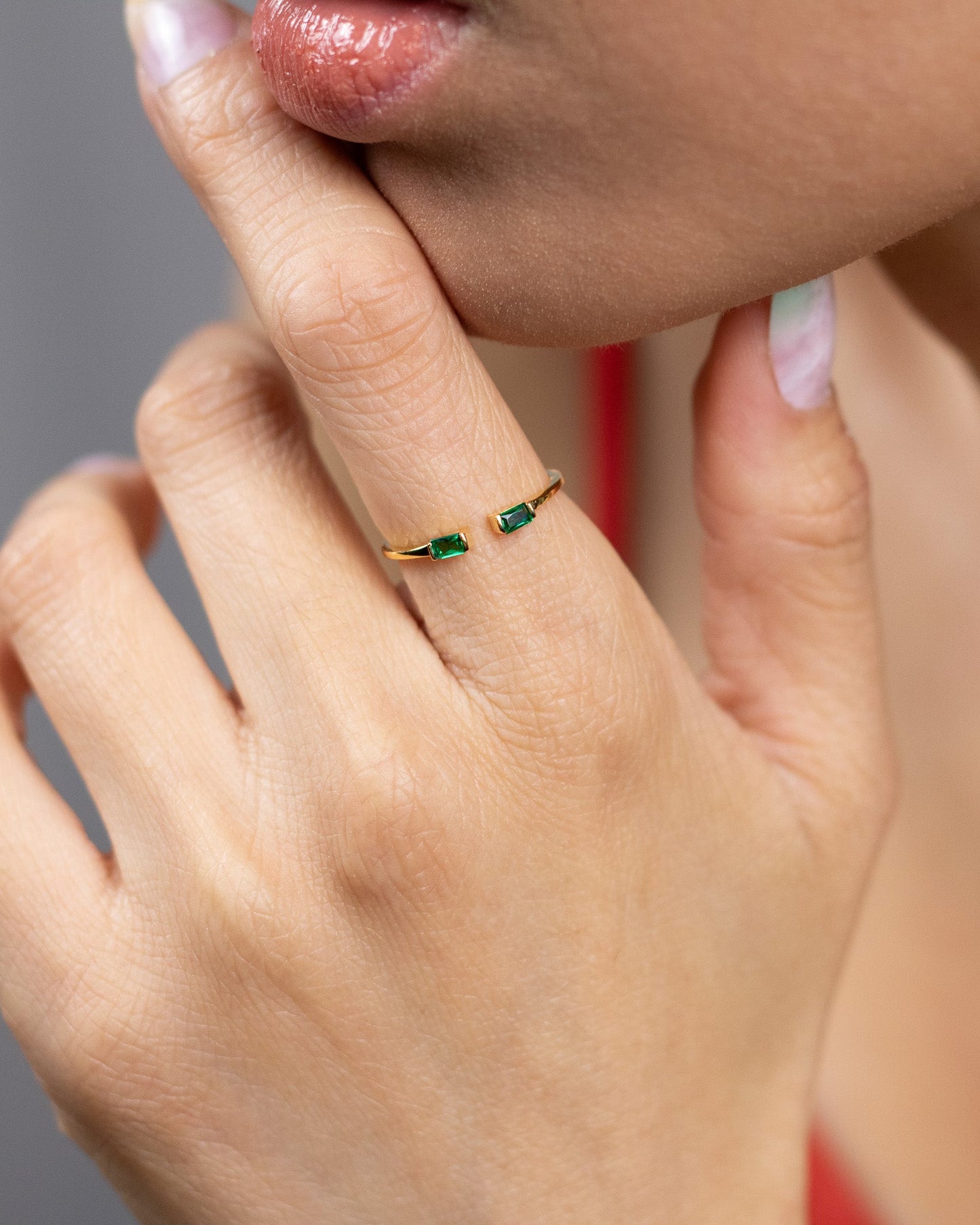 Emerald Green Ring