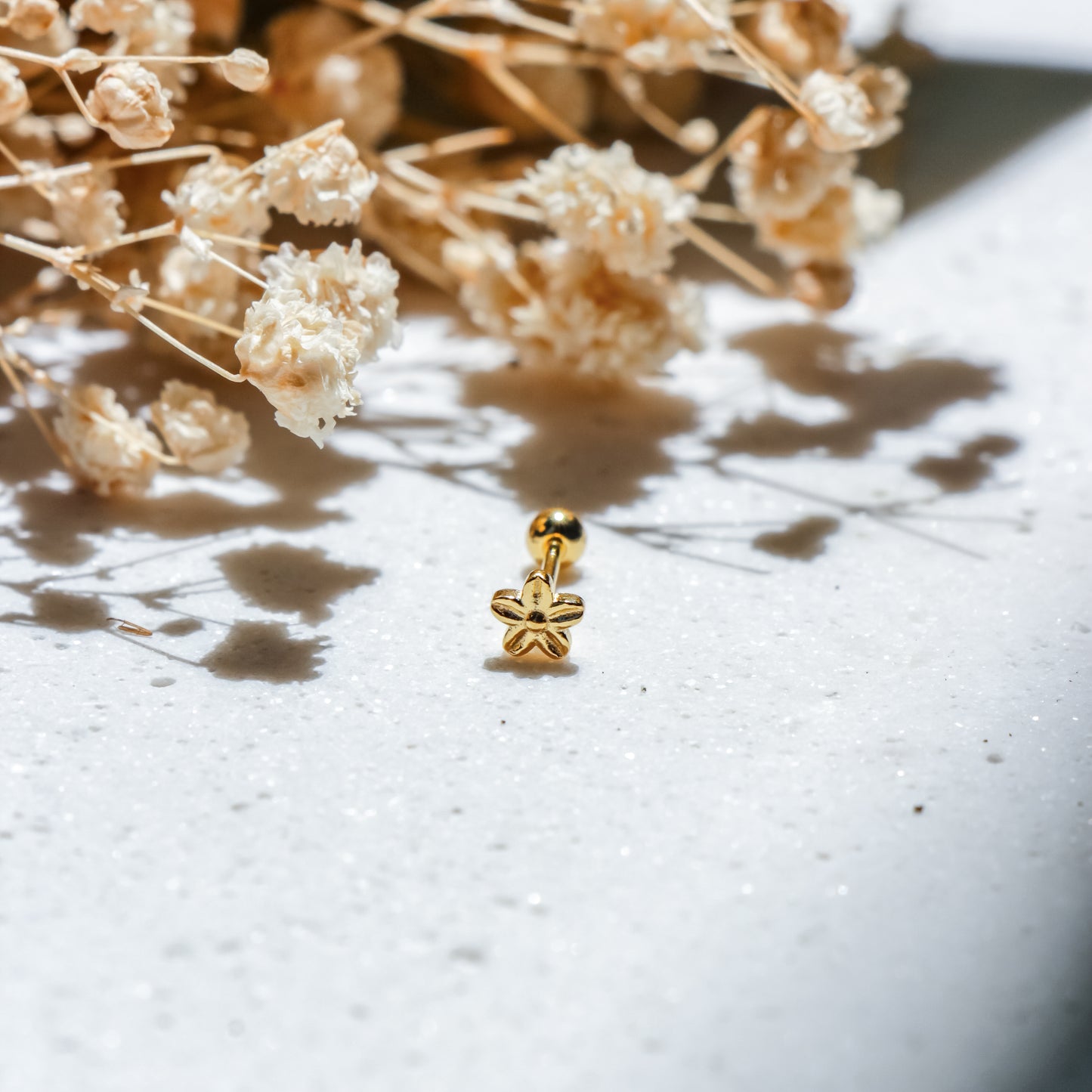 Flower Piercing Stud