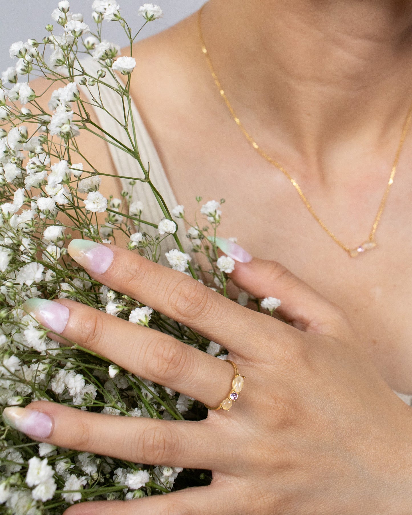 Rose Quartz Ring