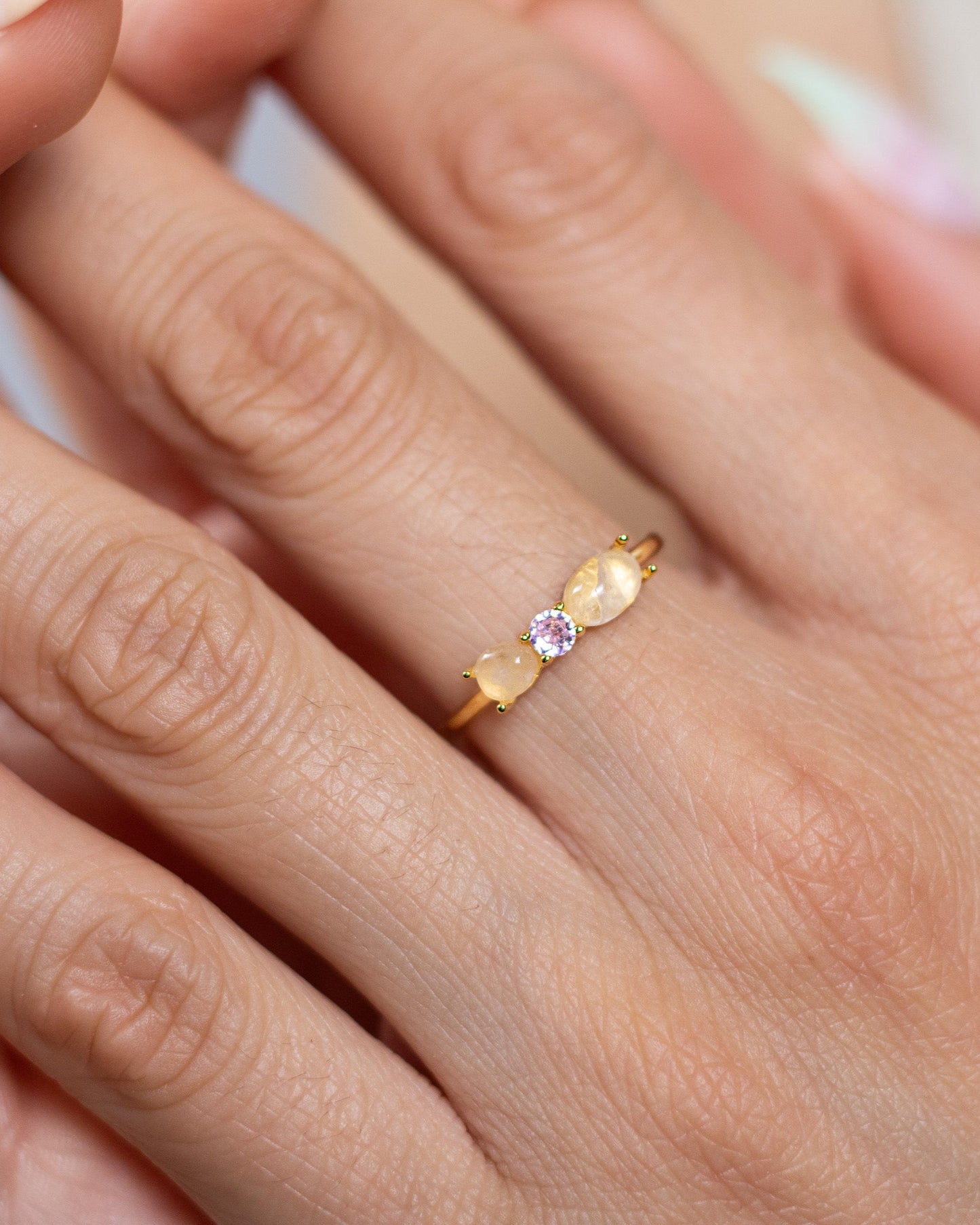 Rose Quartz Ring