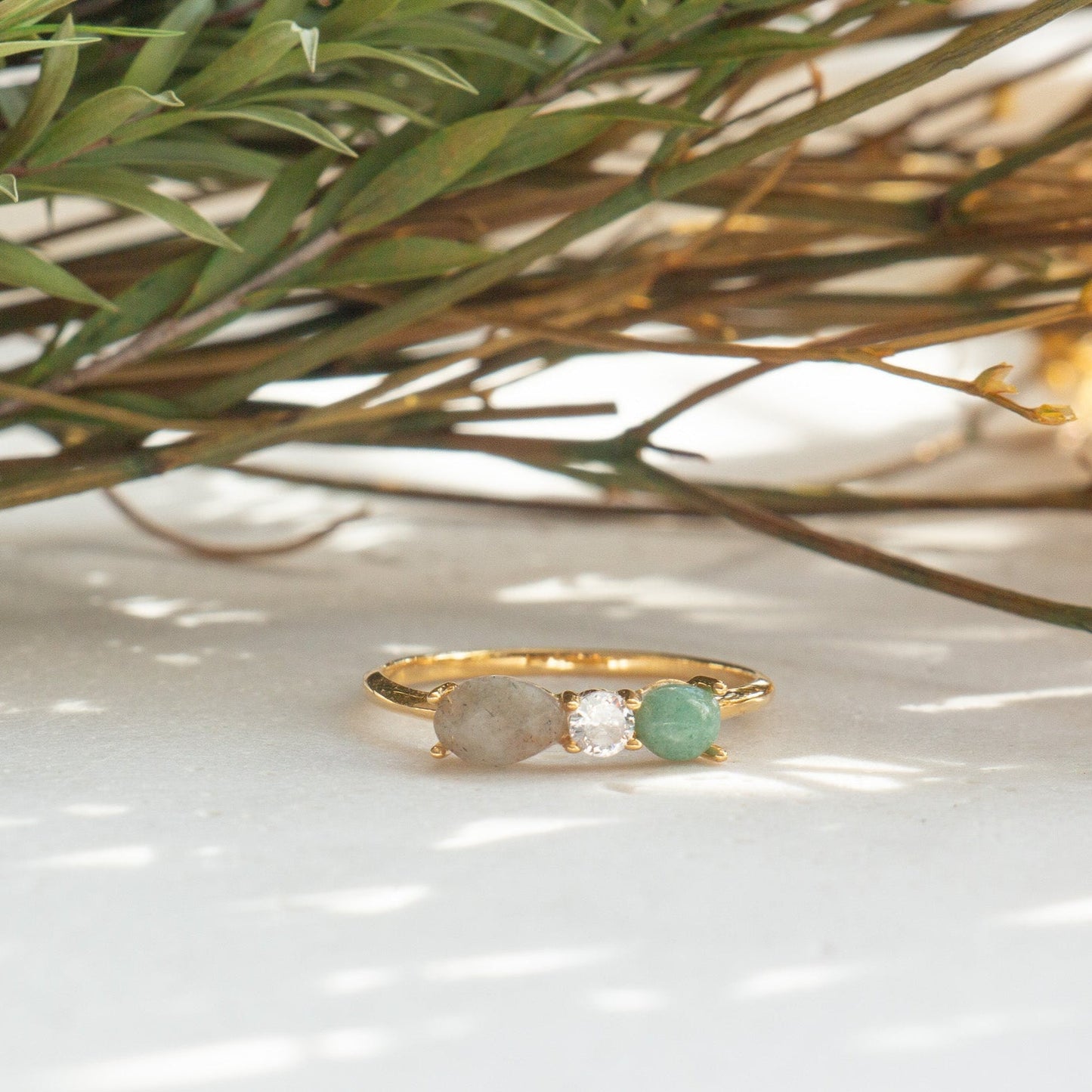 Green Aventurine Ring