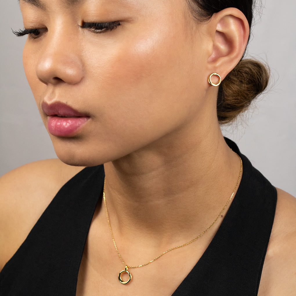 Circle of Wave Necklace