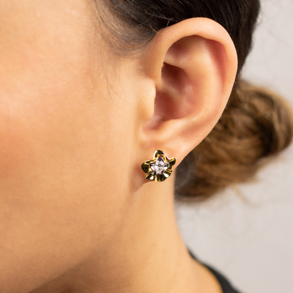 Daffodil Flower Studs