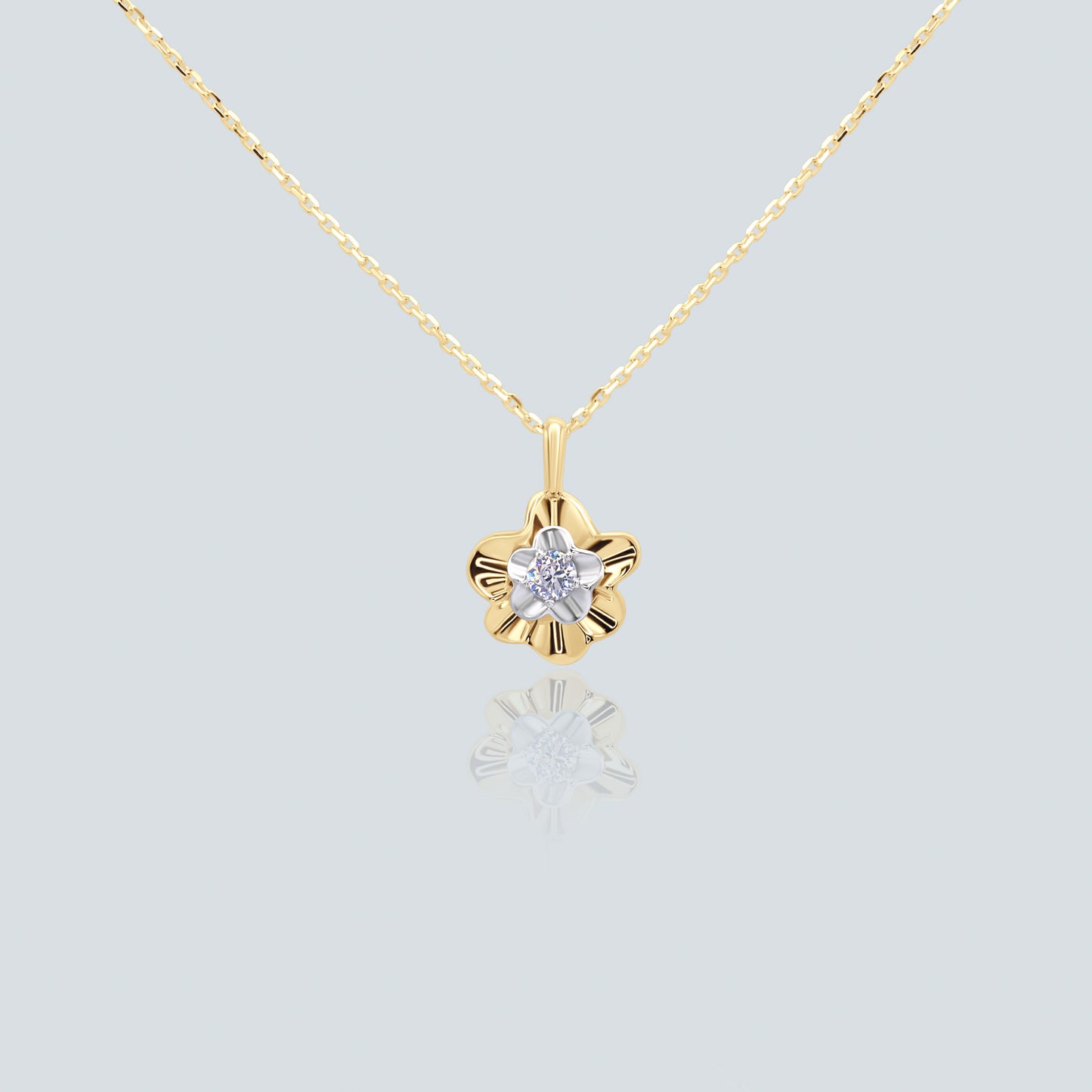 Daffodil Flower Necklace