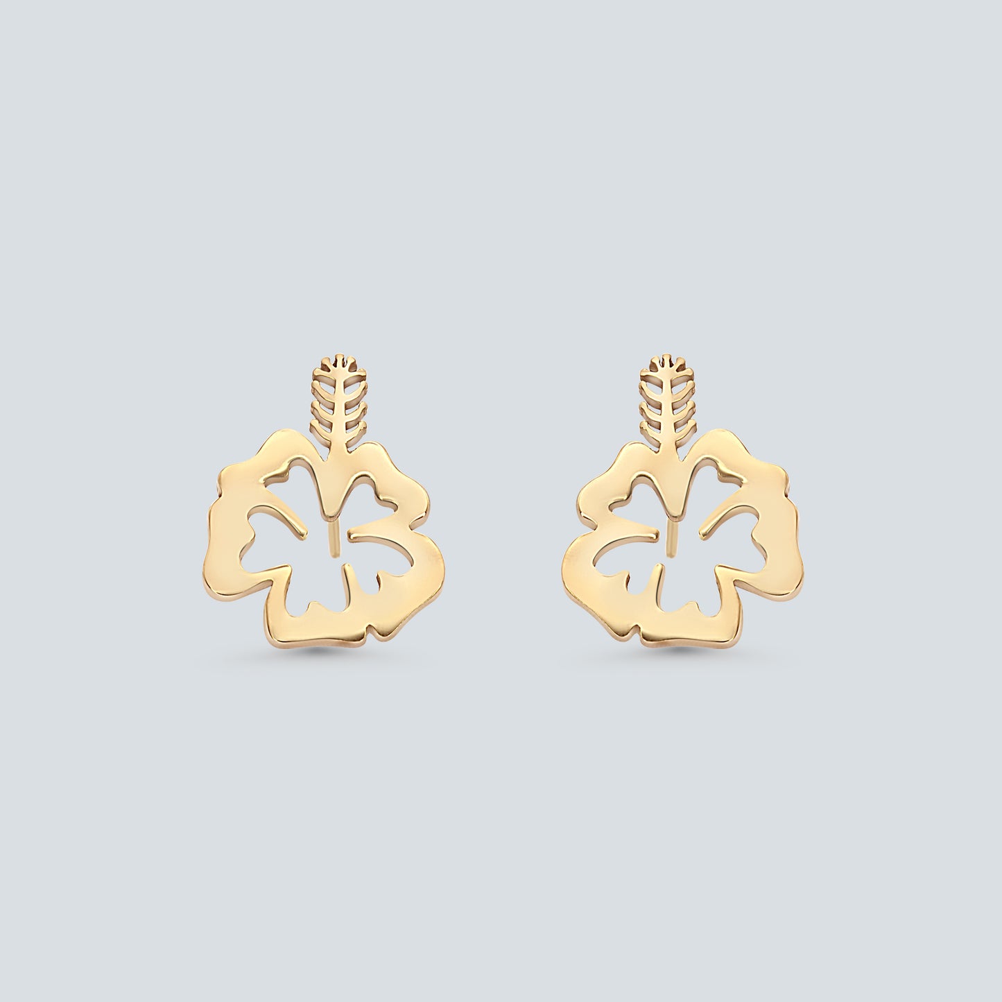 Hibiscus Stud Earrings