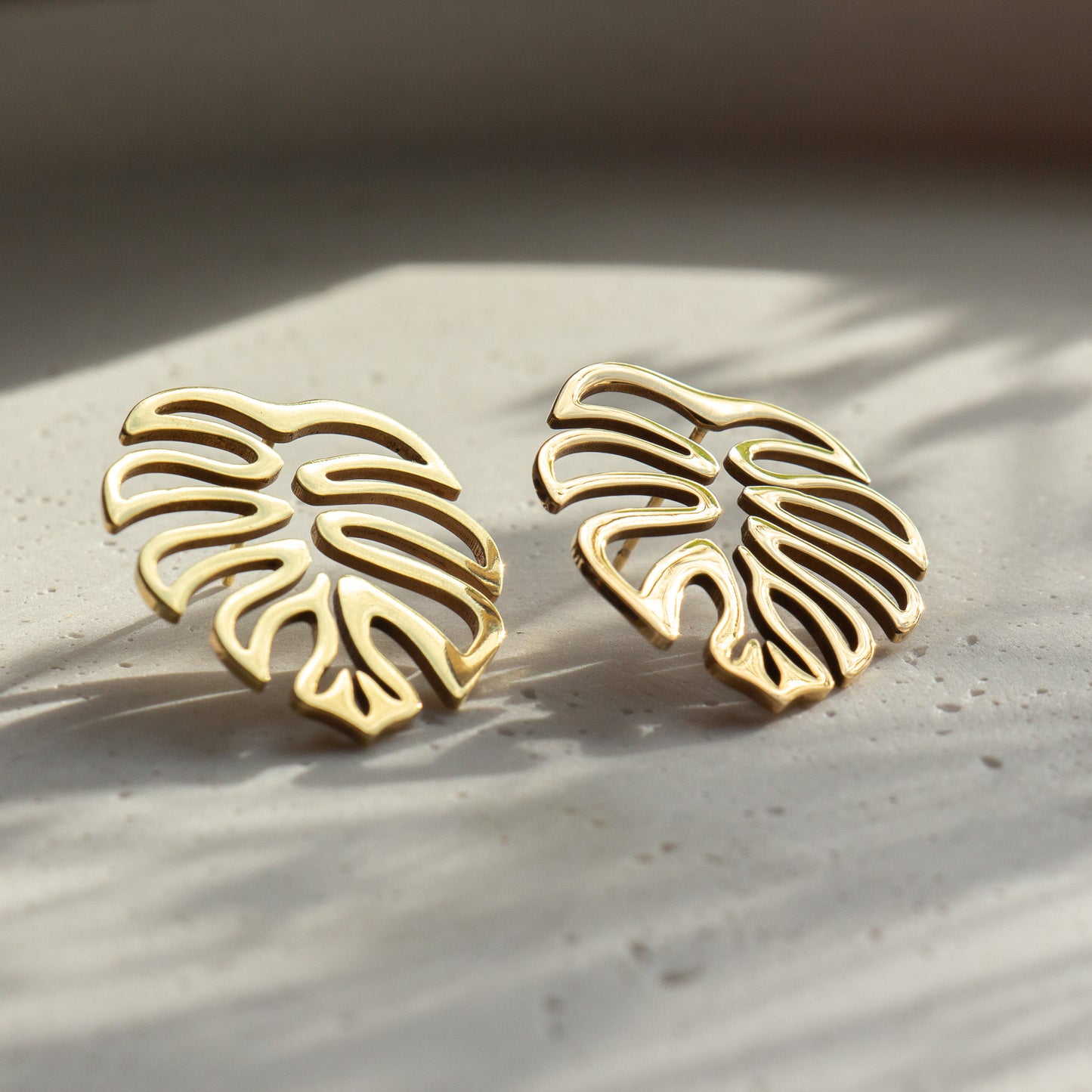 Monstera adansonii Statement Earrings