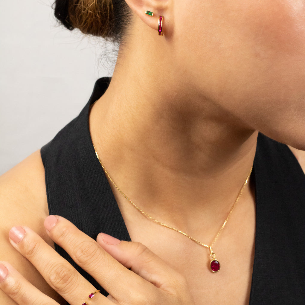 Ruby Red Necklace