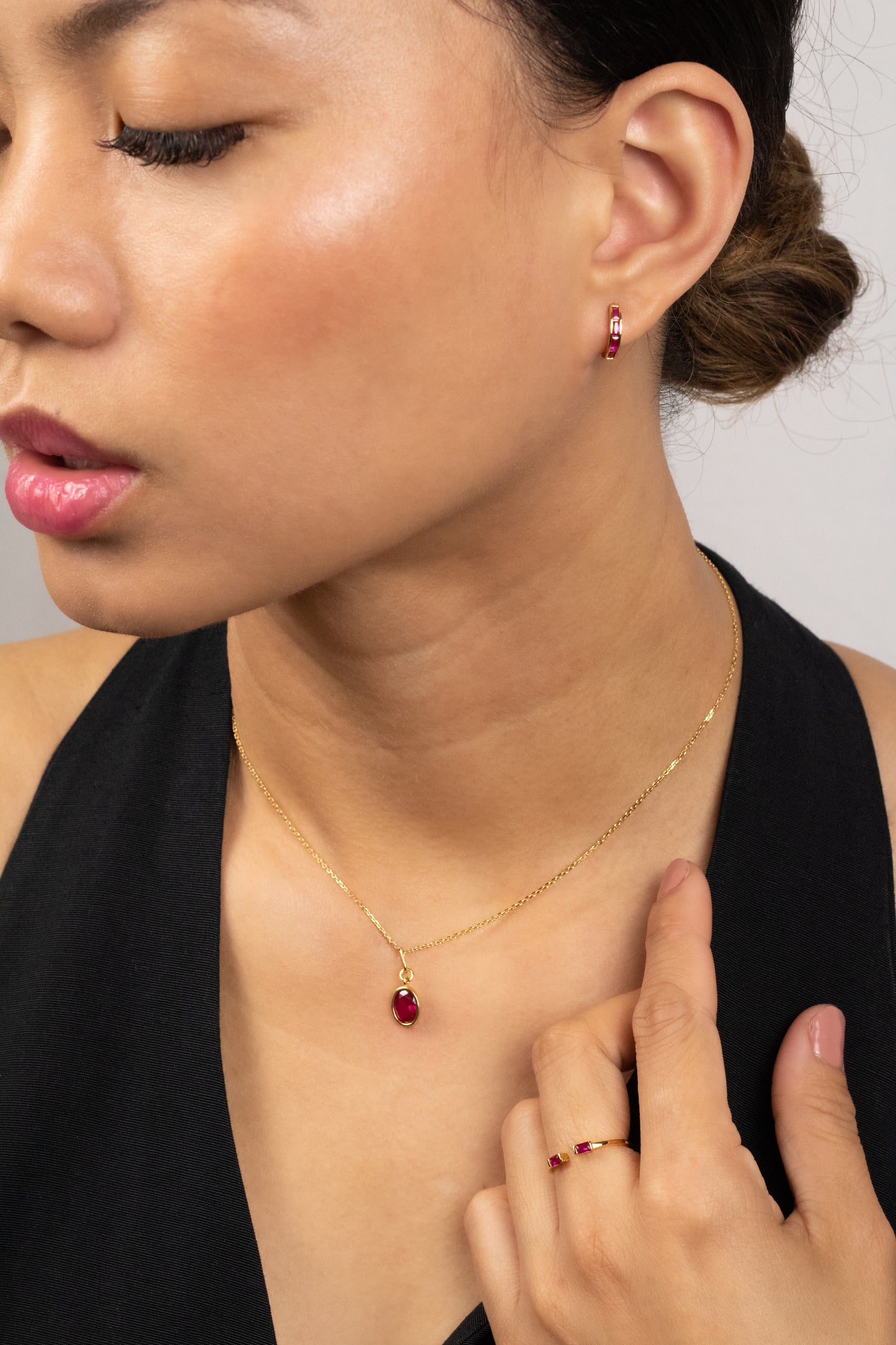 Ruby Red Necklace