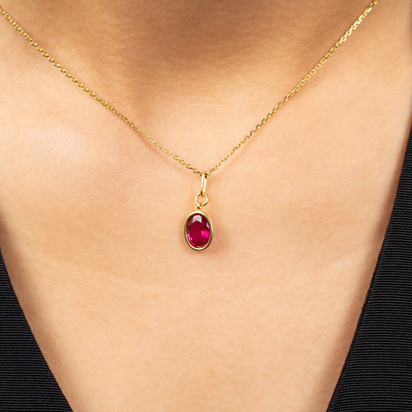 Ruby Red Necklace