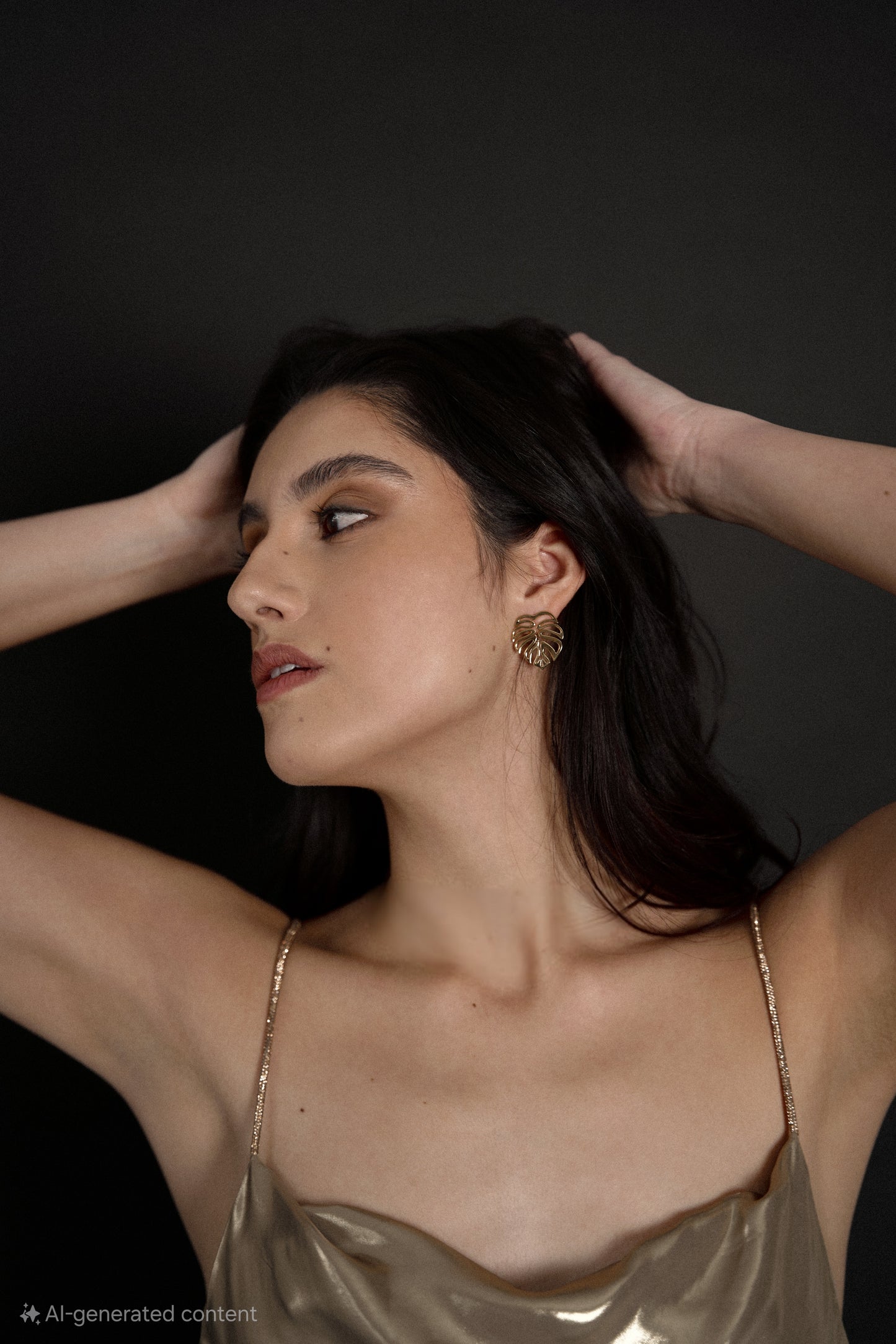 Monstera adansonii Statement Earrings