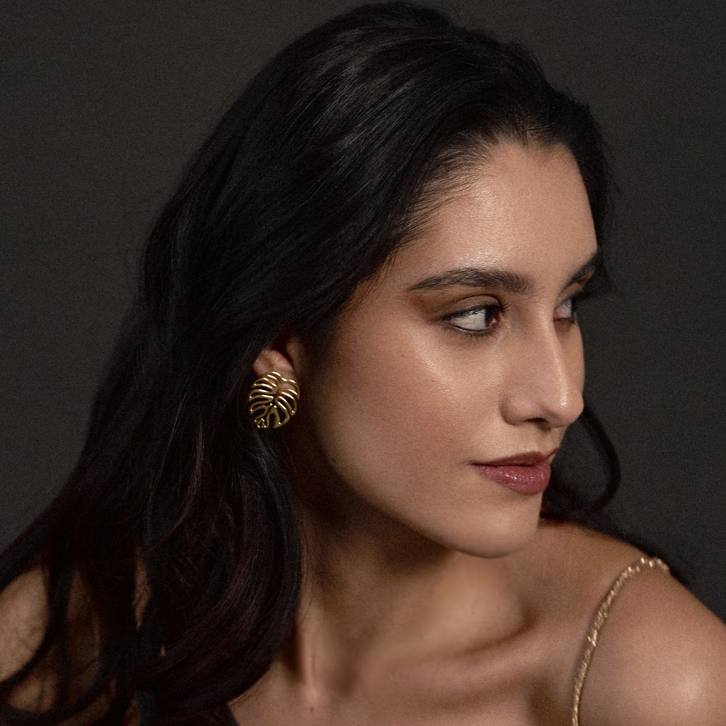 Monstera adansonii Statement Earrings