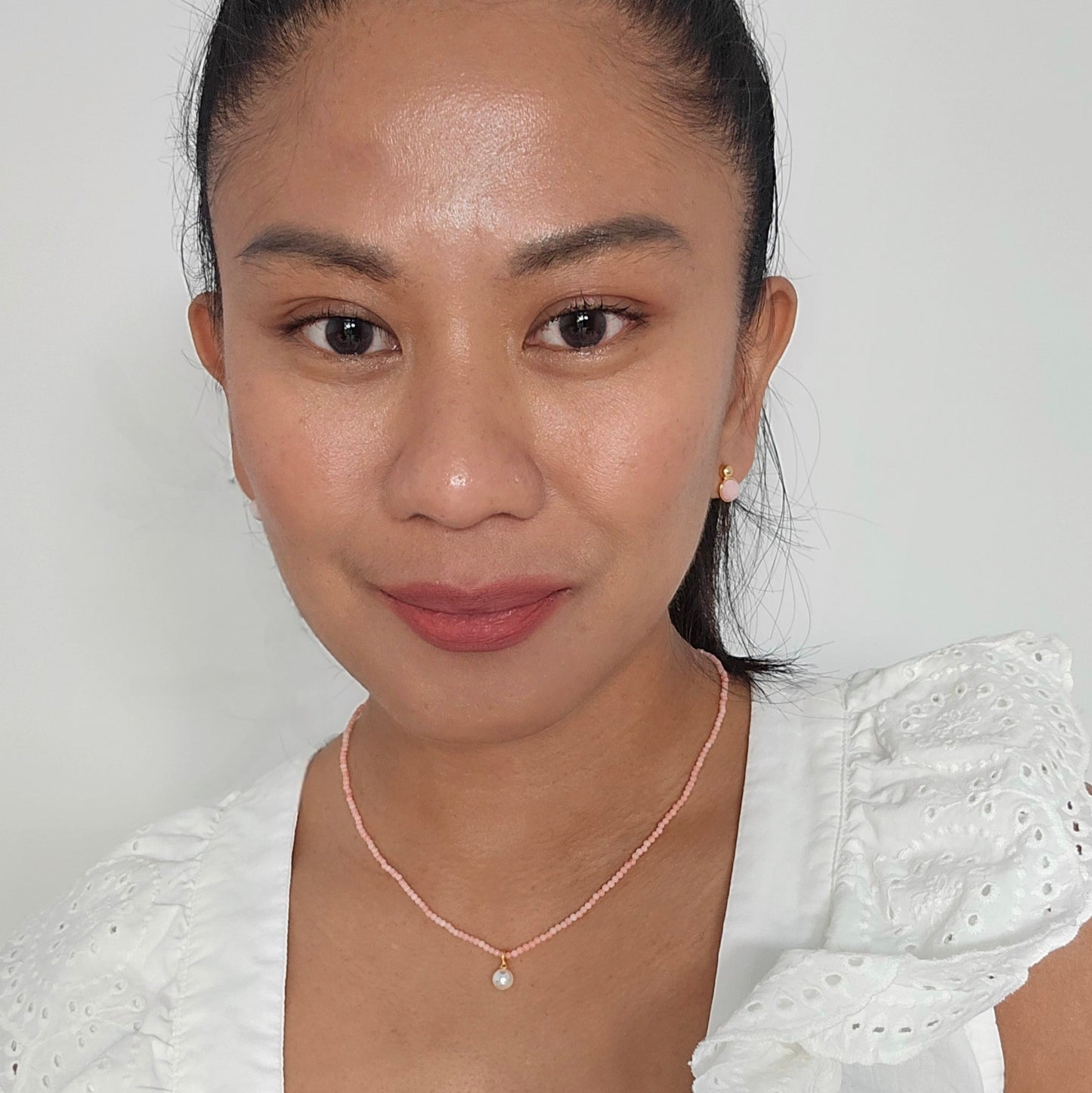 Coral Gemstone Necklace