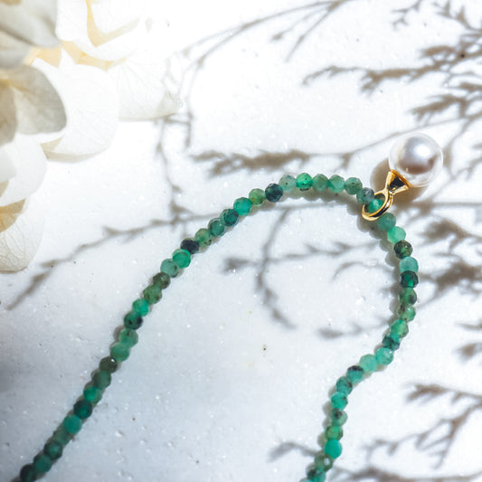 Emerald Gemstone Necklace