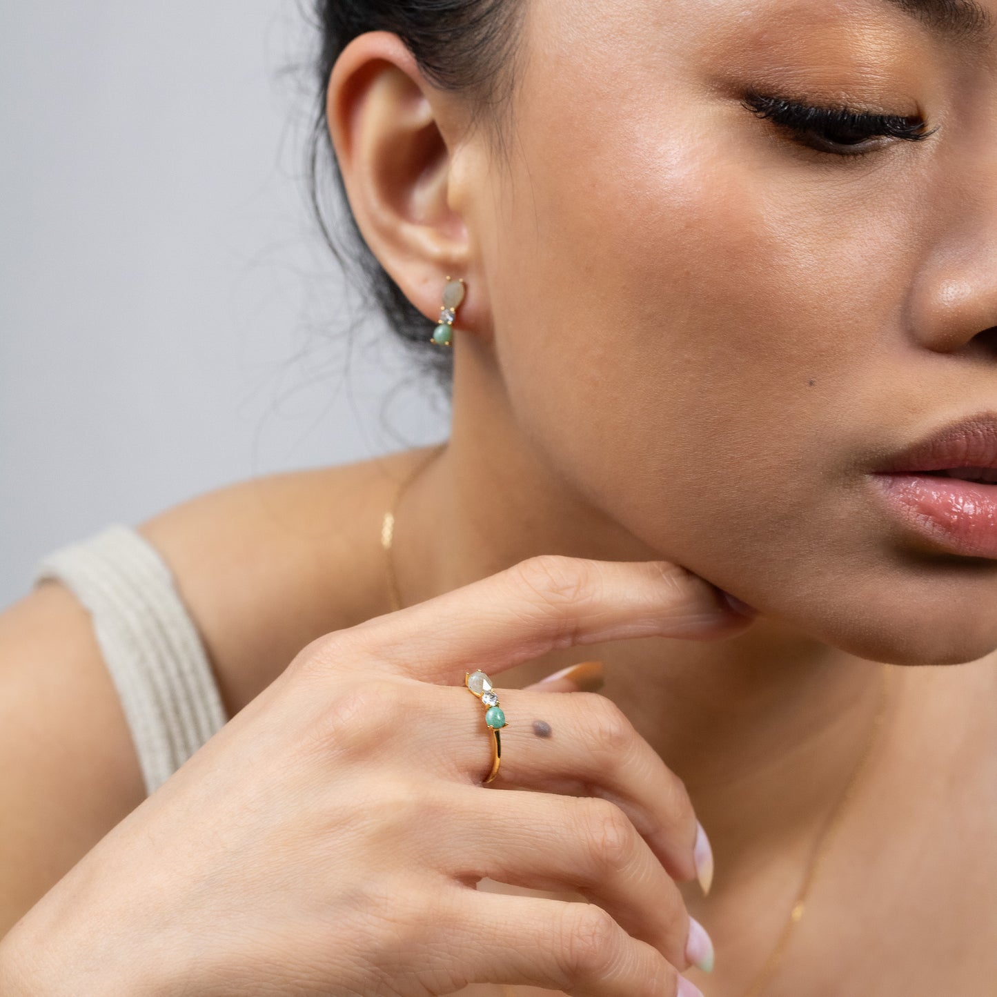 Green Aventurine Ring