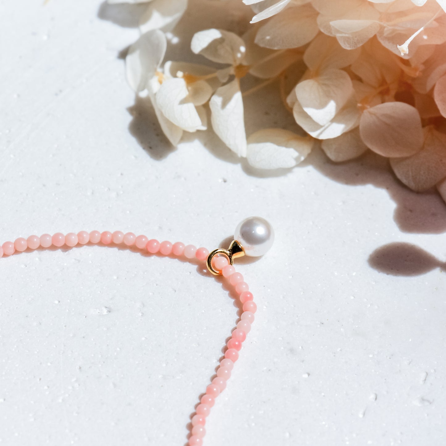 Coral Gemstone Necklace