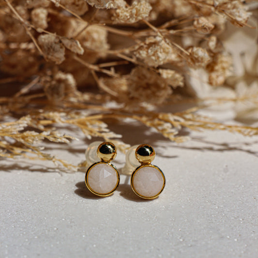 Moonlight Gemstone Studs