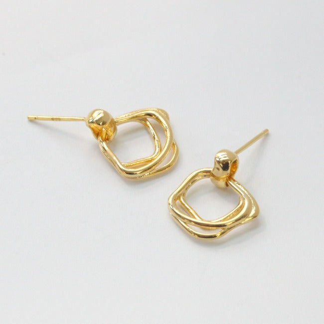 Wave Drop Earrings