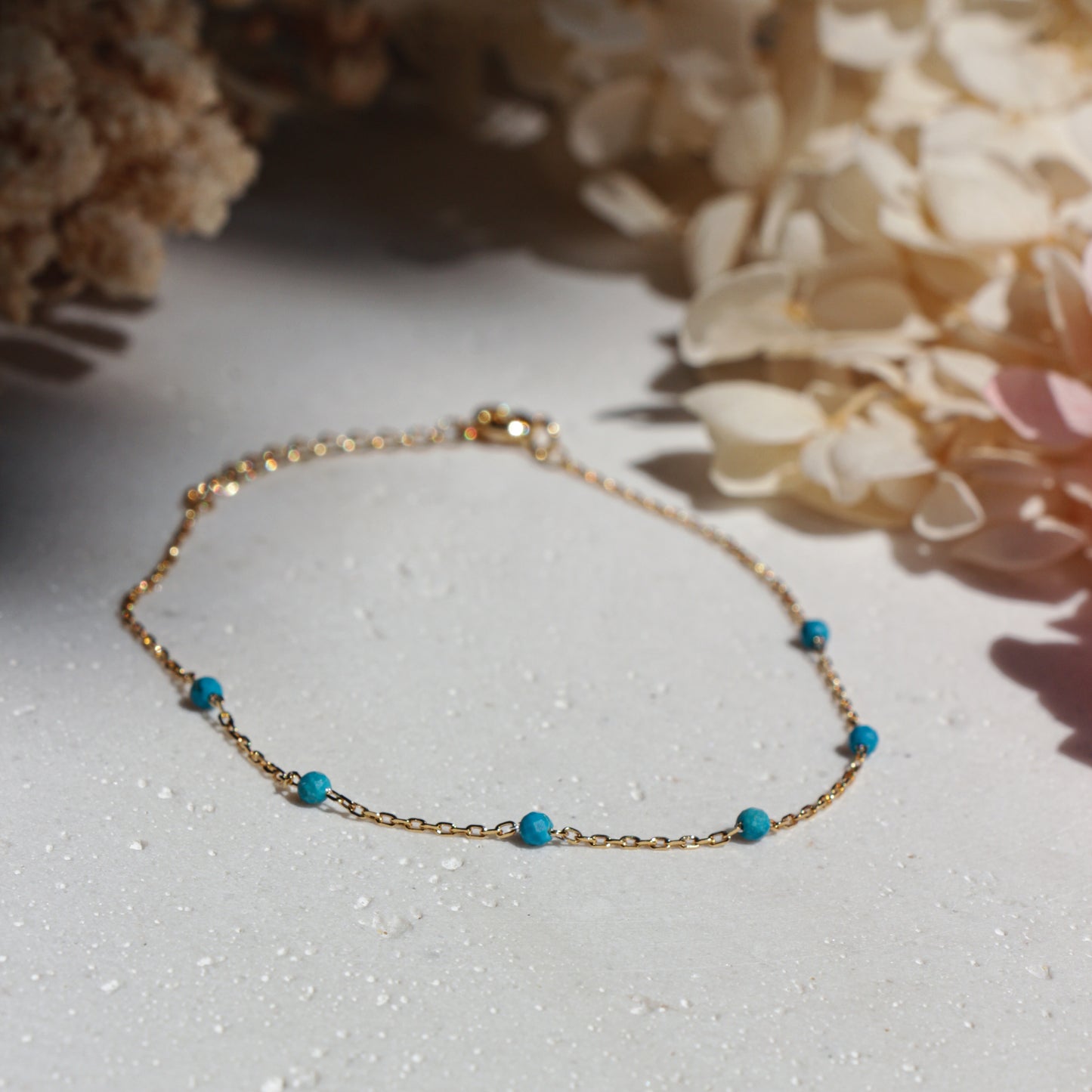 Turquoise Mini Gemstone Bracelet/Anklet