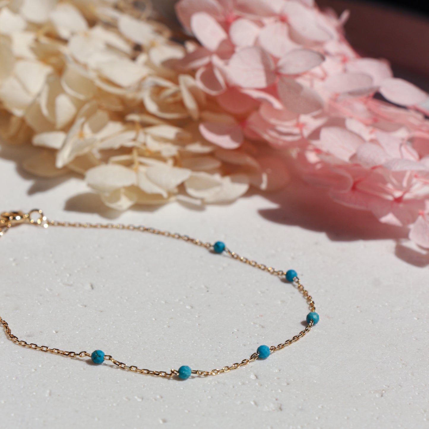 Turquoise Mini Gemstone Bracelet/Anklet