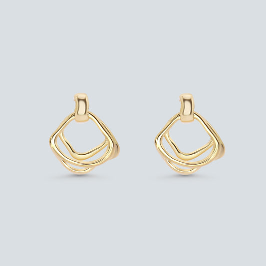 Wave Drop Earrings