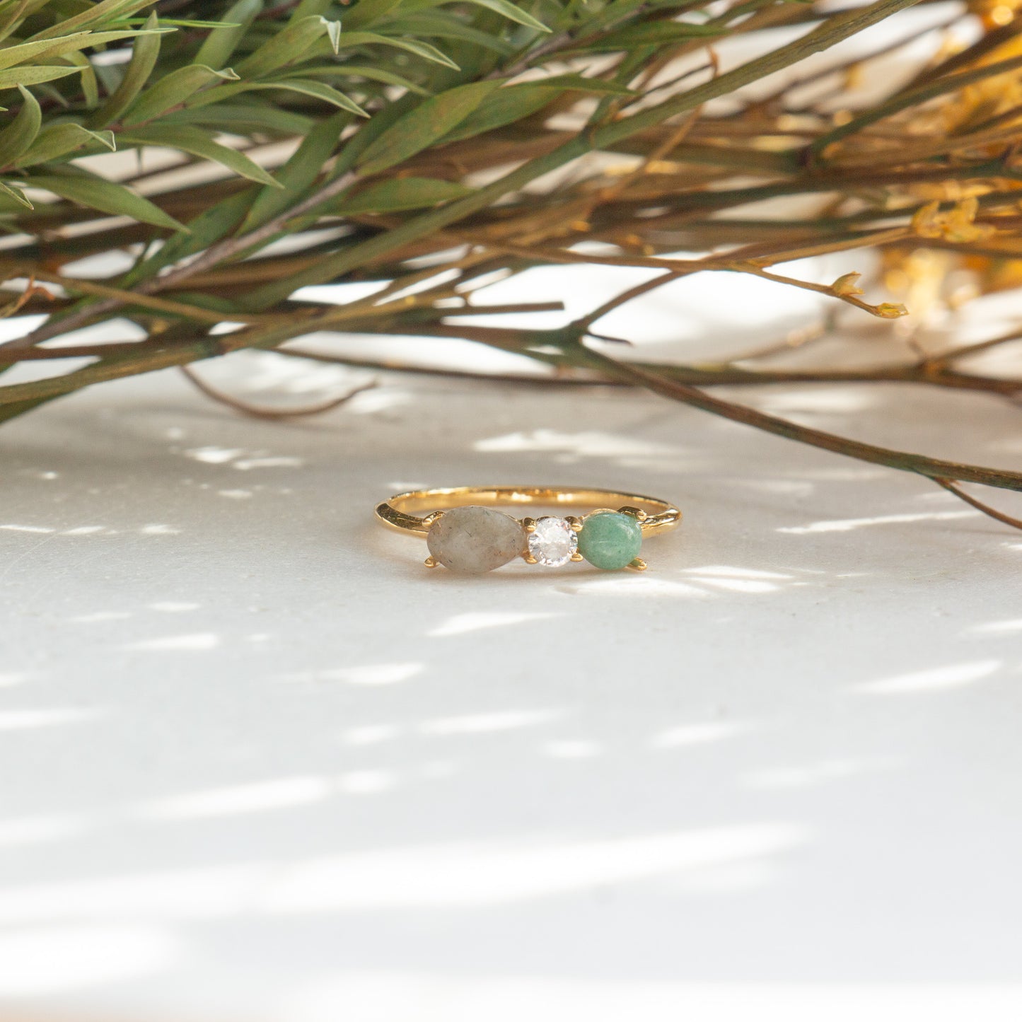 Green Aventurine Ring