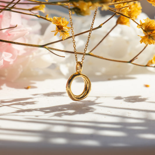 Circle of Wave Necklace