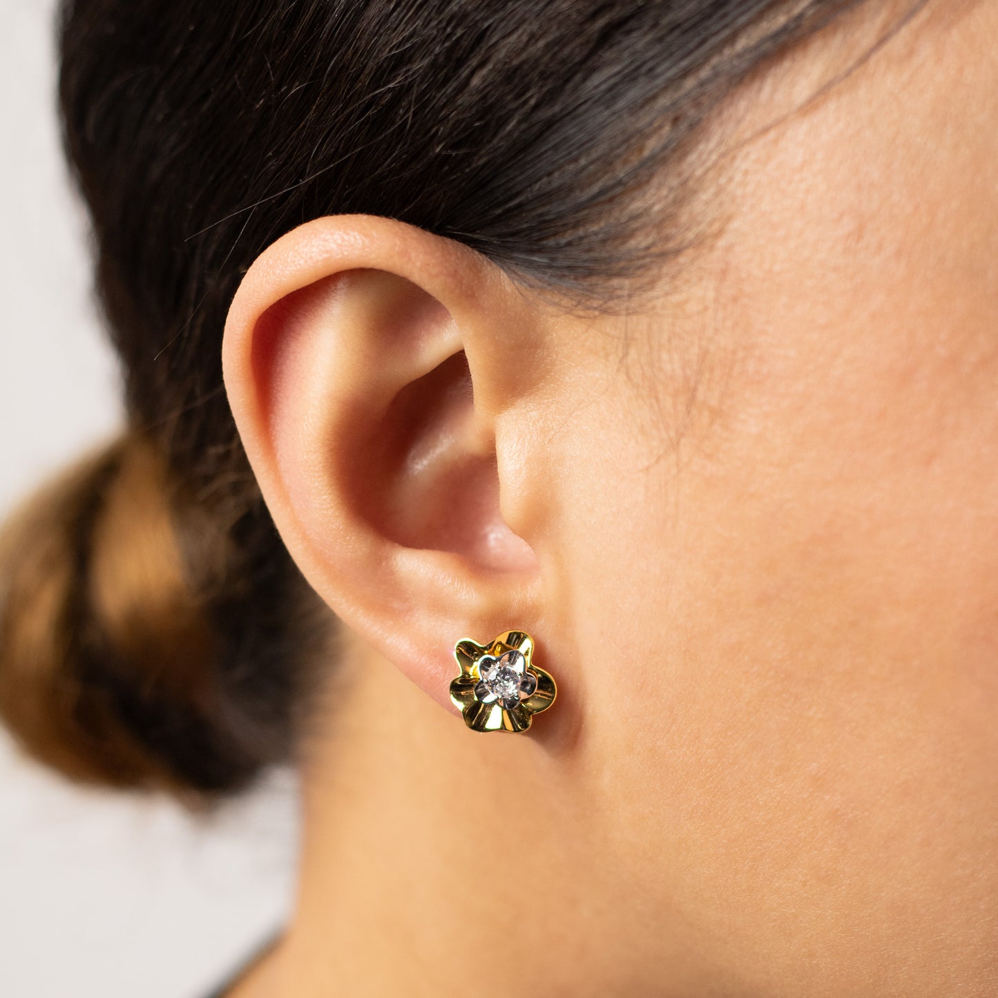 Daffodil Flower Studs