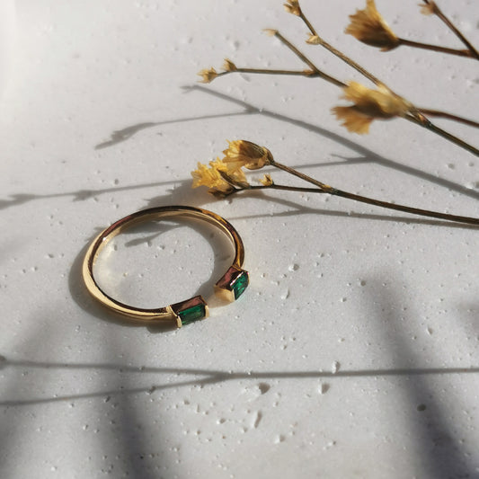 Emerald Green Ring