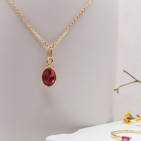 Ruby Red Necklace