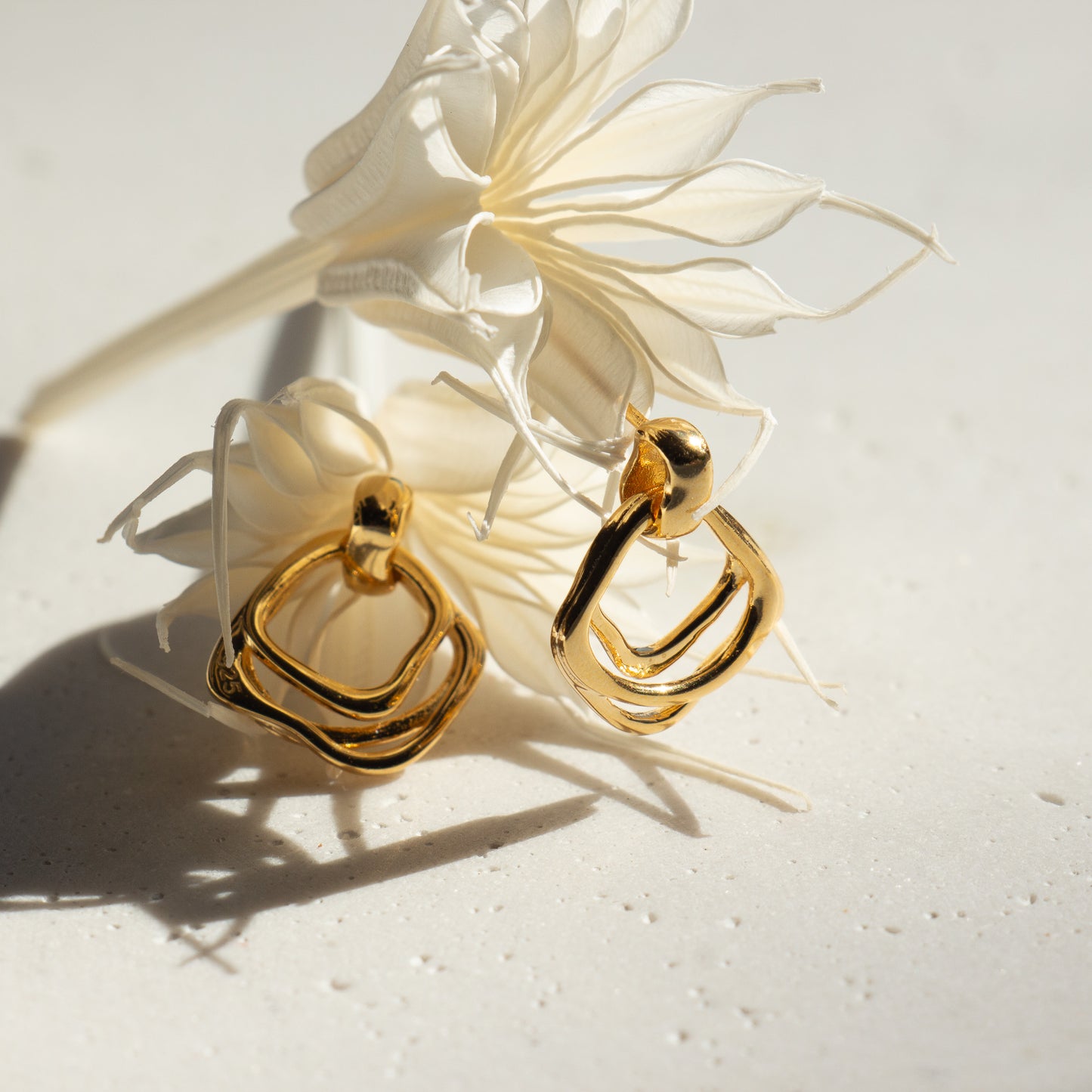 Wave Drop Earrings